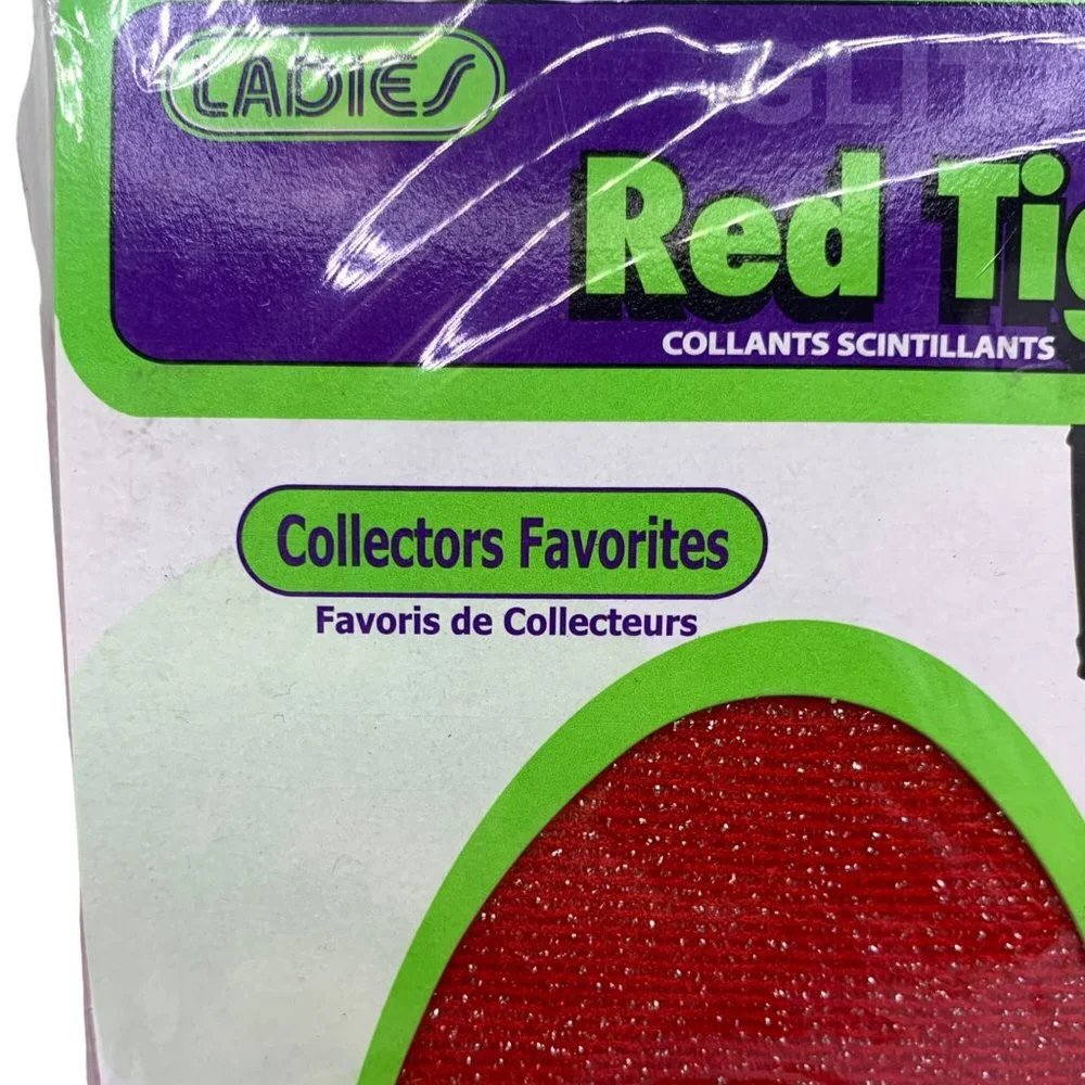 Sexy Red Glitter One Size Stockings Hosiery Cosplay Costume Tights 6826